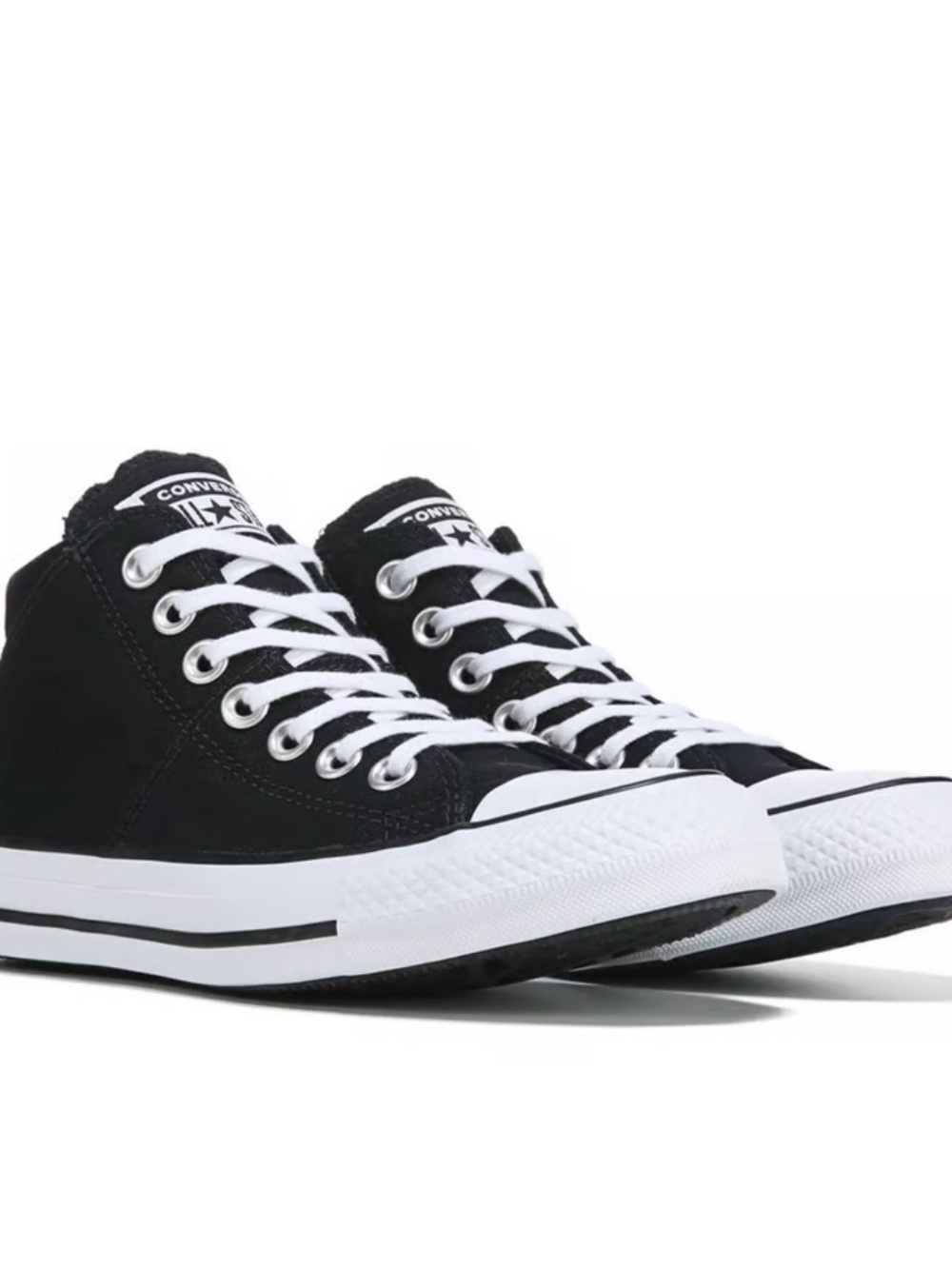 Converse Women’s Black and White High-Top Sneakers
